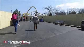 Hersheypark Temporary Entrance Full WalkThrough [upl. by Lotsyrc]