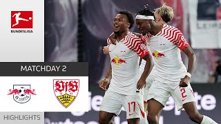 Leipzig Stages A Comeback To Defeat Stuttgart  Leipzig  Stuttgart 51  MD 2 – Bundesliga 202324 [upl. by Fairman753]