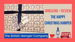 British Hamper Company  Unboxing  Christmas Hamper Review [upl. by Neeli]