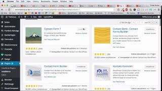 Contact Form 7 WordPress Tutorial DEUTSCHGERMAN [upl. by Eram]