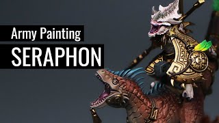 How to Paint SERAPHON  ALBINO Skin  Aggradon  AGE of SIGMAR  Lizardmen [upl. by Martelli]