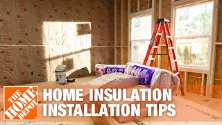 Home Insulation Attic Wall amp Basement Installation Tips  The Home Depot [upl. by Yrebmik]