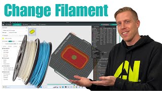 How to Change Filament in Orca Slicer [upl. by Namlas]