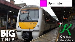 Trains at Upminster LTSR  22120 [upl. by Enelrats]