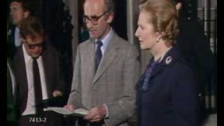 Margaret Thatcher tells press to rejoice during Falklands [upl. by Jeminah679]