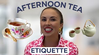 Afternoon Tea Etiquette How to Hold a Teacup and More from an Etiquette Expert [upl. by Xuagram]