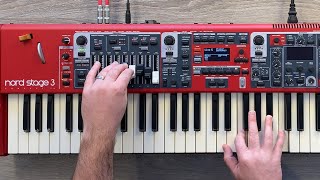 Nord Stage 3  Organ Section Demo and Overview [upl. by Steward]