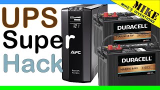 SUPER UPS Battery Hack Mikes Inventions [upl. by Hofstetter]