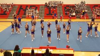 Benton Middle School Cheer [upl. by Eimrots789]