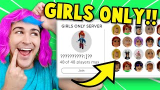 I Played ADOPT ME Until I Went UNDERCOVER In A GIRLSONLY SERVER I GOT CAUGHT Roblox [upl. by Gaves130]