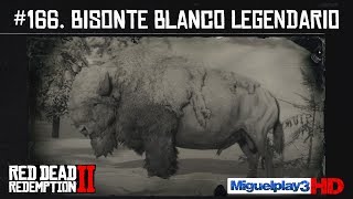 Localización Bisonte blanco legendario  166 Compendio Animales  Red dead redemption 2 [upl. by Asirehc]