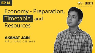 Economy for UPSC  Preparation Timetable amp Resources  IAS Akshat Jain AIR 2 [upl. by Funk]