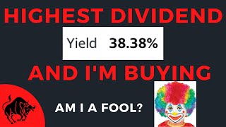 HIGHEST Paying Dividend Stock Yields 30 and Im Buying [upl. by Enyrhtac]