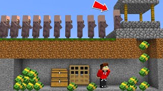 OKRADŁEM WSZYSTKICH VILLAGERÓW SUPER PUŁAPKĄ w Minecraft NAJLEPSZA SUPER PUŁAPKA [upl. by Traggat]