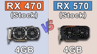 RX 470 vs RX 570  Core i58400  New Games Benchmarks [upl. by Kinsler]