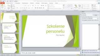 POWERPOINT  Szybka zmiana kolorystyki w całej prezentacji [upl. by Nosmirc]