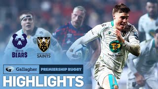 Bristol Bears v Northampton Saints HIGHLIGHTS  Two tries from Tommy Freeman  Premiership 202122 [upl. by Niddala348]