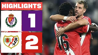 REAL VALLADOLID CF 1  2 RAYO VALLECANO  RESUMEN LALIGA EA SPORTS [upl. by Drofliw]