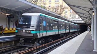 RATP Paris Metro MP89 at Passy [upl. by Eel]