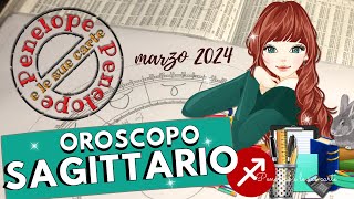 SAGITTARIO ♐️ OROSCOPO MARZO 2024 ⭐️ Cielo Del MESE 🌙 [upl. by Haila459]