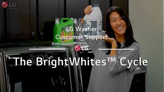 LG Washer  BrightWhites™ Cycle [upl. by Alolomo]