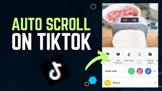 How to Use AUTO SCROLL on TikTok [upl. by Vinny914]