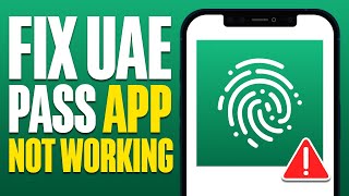 How To Fix UAE PASS App Not Working 2024 [upl. by Tai32]