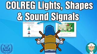 COLREG Lights Shapes and Sound Signals [upl. by Lishe777]