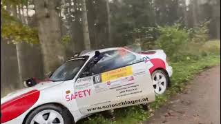 27 Herbst Rally 2024 SP2 Big Crash [upl. by Woodall]