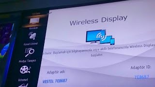 Vestel EKRAN YANSITMA  WİRELESS DİSPLAY SORUNU ÇÖZÜM [upl. by Asiulairam37]