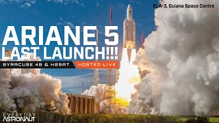 Watch the LAST Ariane 5 rocket launch ever [upl. by Thetes]