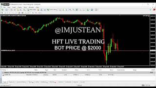 Real Account HFT Bot  RealTime Trading on US30 [upl. by Dyraj71]