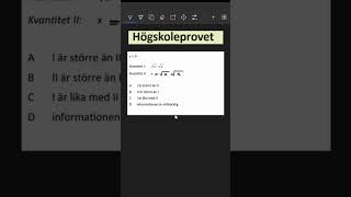 Högskoleprovet högskoleprovet skola studera enkelt utbildning matte matematik tips tricks [upl. by Hallock]