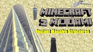 Minecraft z modami 70  Instant massive structures  Budowlerar [upl. by Zeret950]