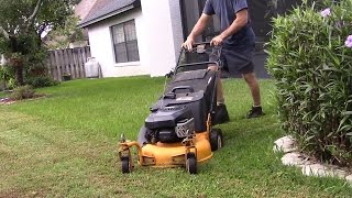 Lawn care vlog 33 Cub Cadet SRC 621 in action Bagging [upl. by Burdelle]