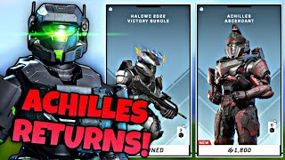 Halo infinite shop items  September 3rd Achilles Return  Cross core update [upl. by Nannerb]