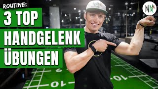 3 Übungen STARKE Handgelenke  MM ROUTINE [upl. by Nauqas]