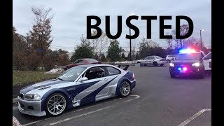 NFSMW M3 GTR GOT PULLED OVER LOL [upl. by Tania873]