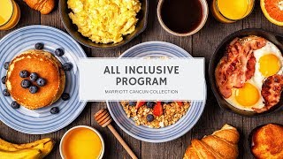 Marriott Cancun Collection All Inclusive Program [upl. by Einnus]