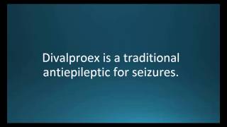 How to pronounce divalproex Depakote Memorizing Pharmacology Flashcard [upl. by Mohun]