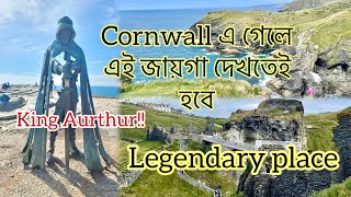 Tintagel castle full tour with all details  A must visit place in Cornwall 🌳⛰️ [upl. by Aleedis]