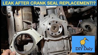 Oil leak after crank seal replacement 2015 Insignia 20 CDTI [upl. by Mitman]