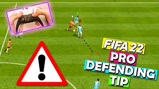 STOP LEAVING GAPS in the DEFENCE in FIFA 22 [upl. by Odrick286]