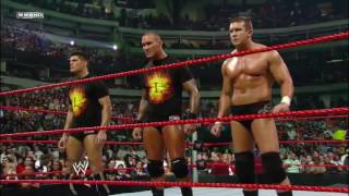 Triple H and the McMahons attack Legacy Raw March 30 2009 [upl. by Draillih214]