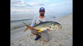 Fishing for GIANT JACK CREVALLE Topwater popper ACTION [upl. by Jose]