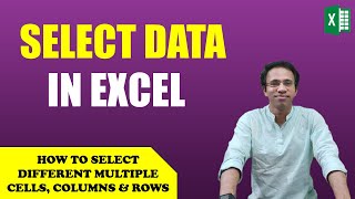 Select Data in excel How to Select Different Multiple Cell Columns amp Rows [upl. by Leonor802]