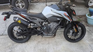 2024 KTM Duke 790 Arrow Exhaust Note [upl. by Hedy]