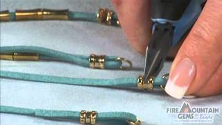 Using Crimp Tubes with Cording [upl. by Erapsag]