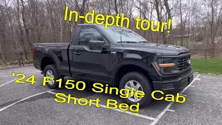 2024 FORD f150 Single Cab Short Bed Coyote V8 Indepth tour [upl. by Koser]