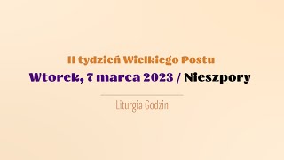 Nieszpory  7 marca 2023 [upl. by Ahsin185]